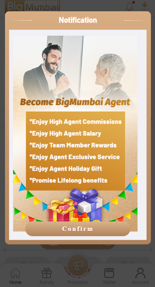 big mumbai gift code